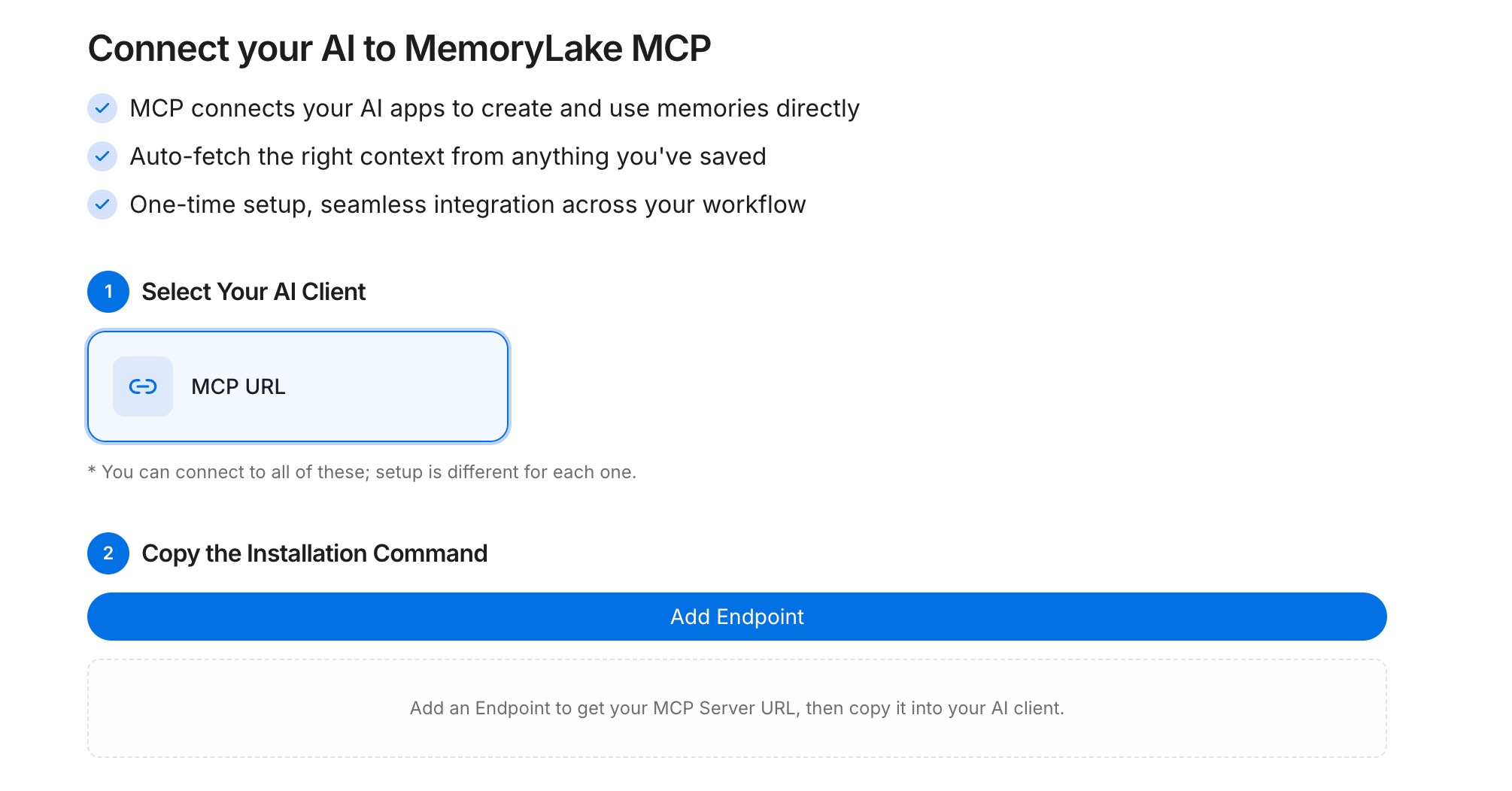 Step 2: Generate an MCP Server endpoint