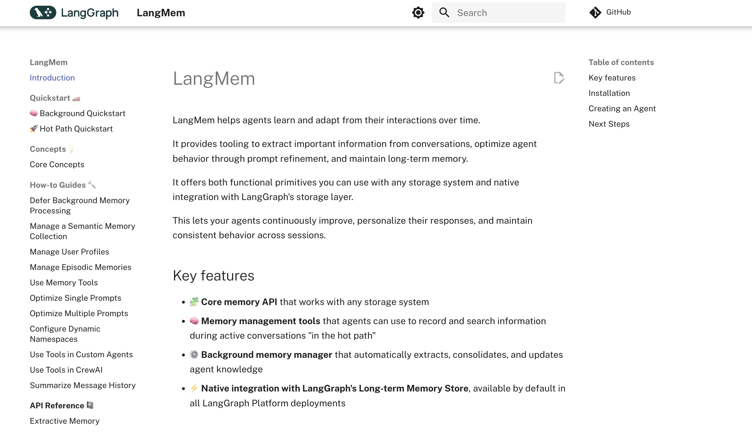 LangMem LangChainおよびLangGraphエージェント向けの長期メモリ