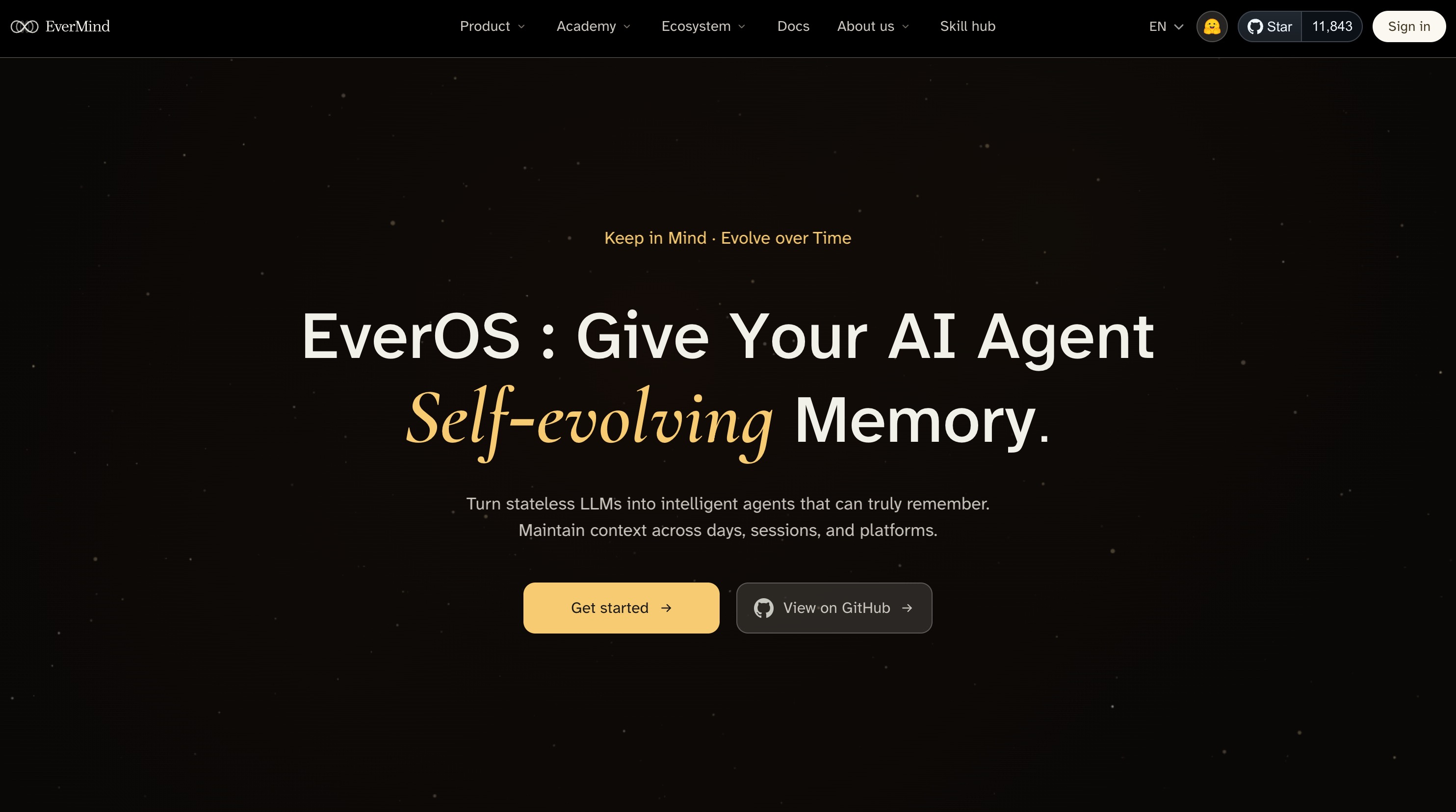 Evermind lightweight contextual memory layer for AI companions