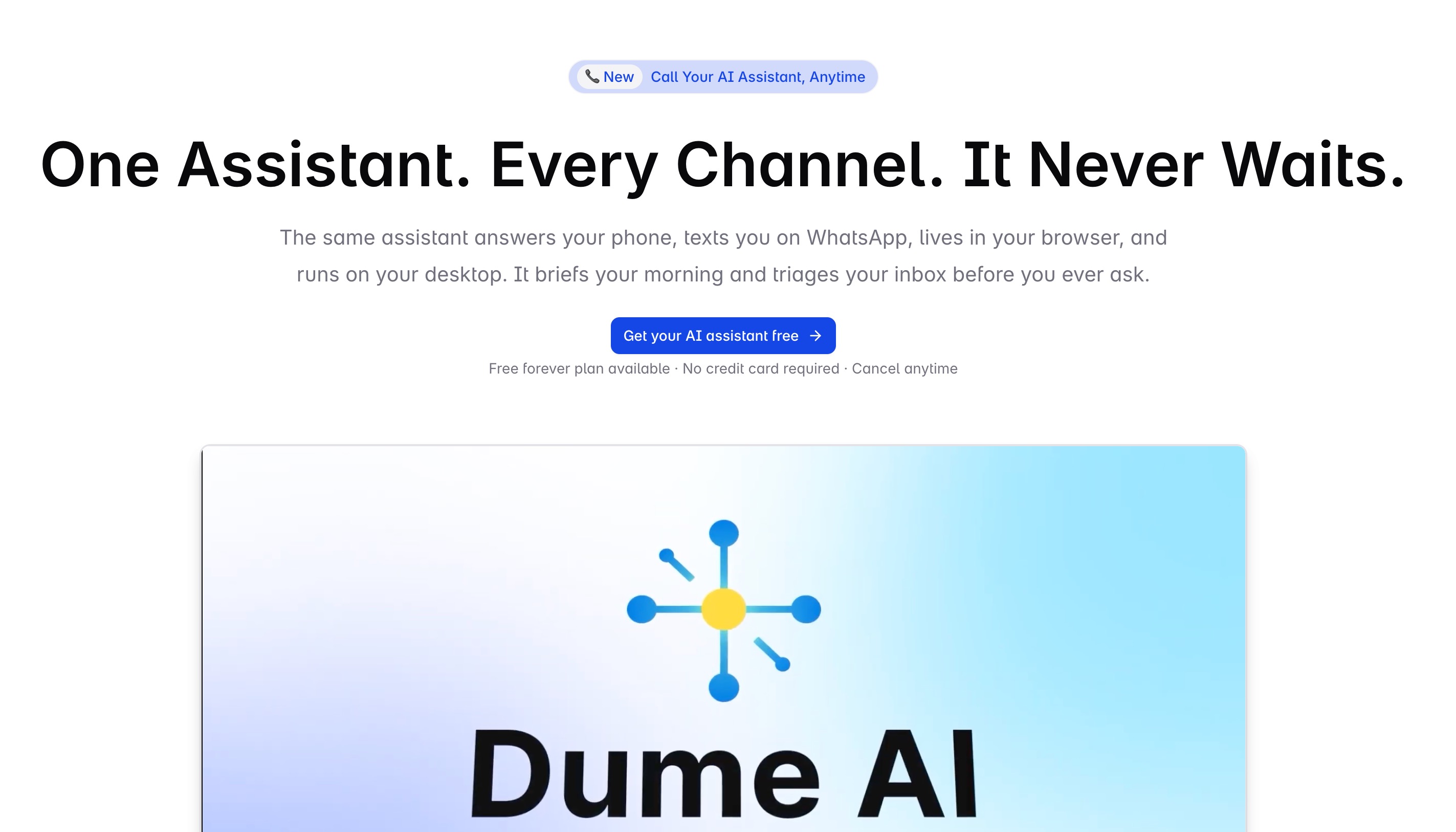 Dume.ai end-user productivity assistant with persistent cross-app context